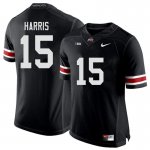 Men's Ohio State Buckeyes #15 Jaylen Harris Black Nike NCAA College Football Jersey Increasing PPK4444WN